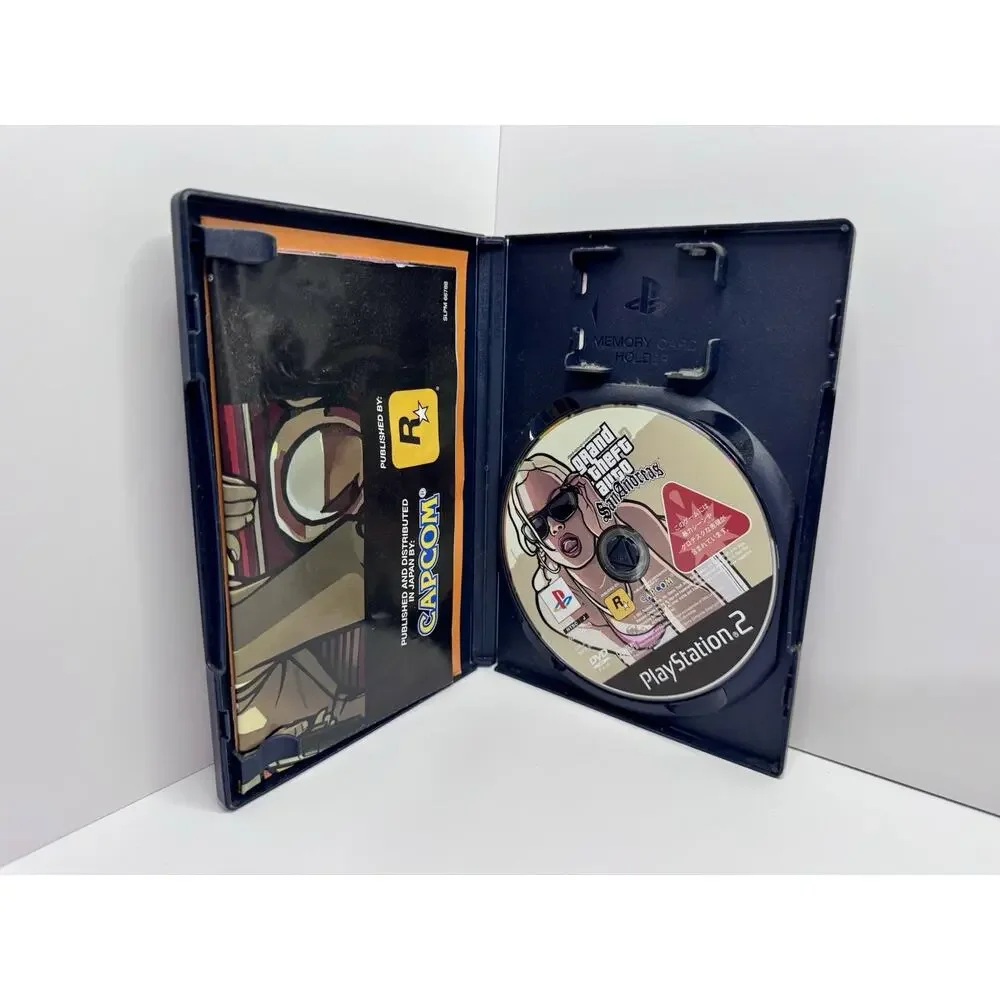 Grand Theft Auto San Andreas Sony Playstation 2 PS2 Japanese Region Locked
